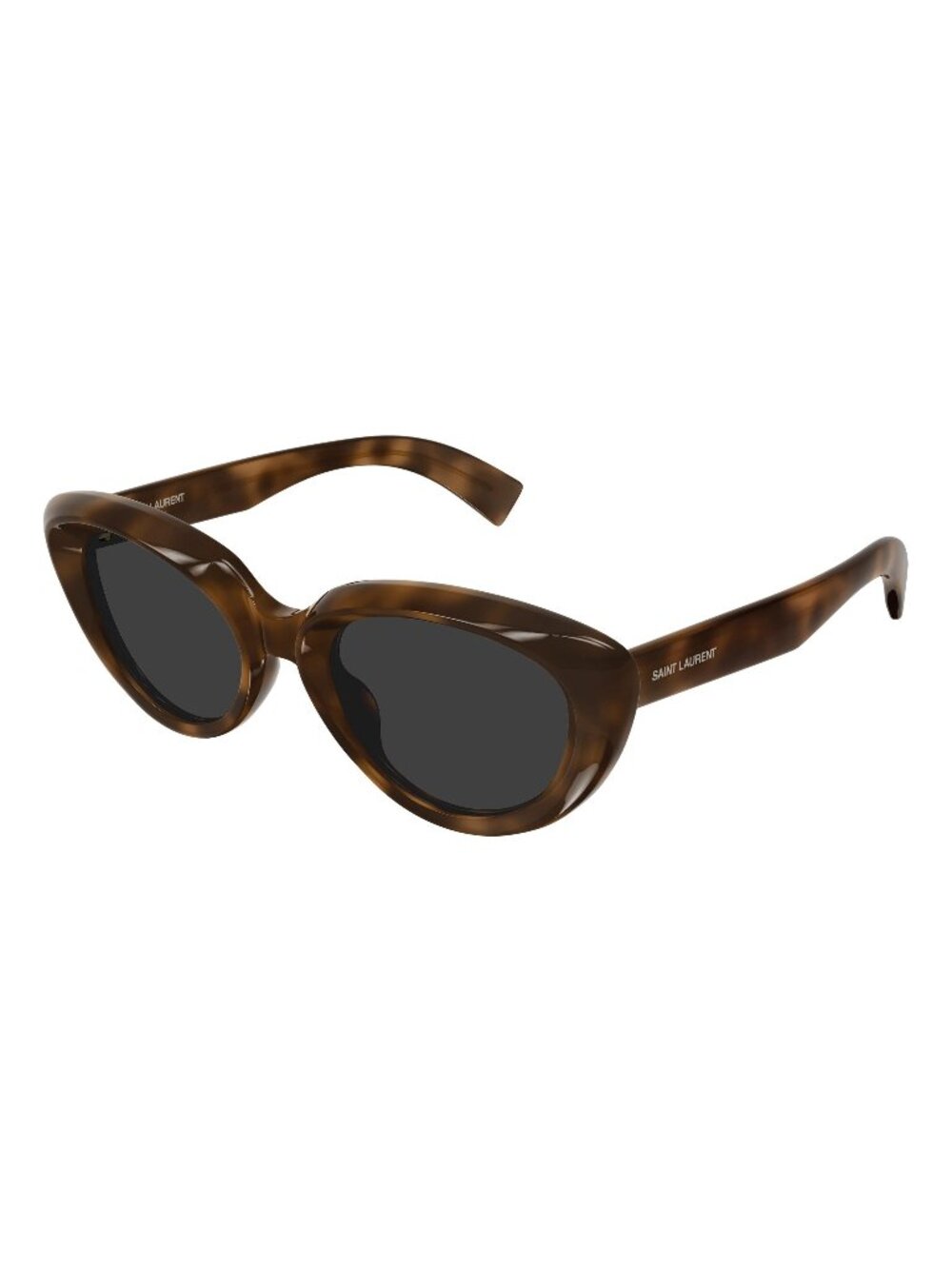 New Saint Laurent Women's Sunglasses Havana Grey Lens Acetate Frame SL 859 K 004